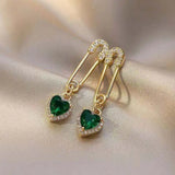 Amarisse Viridelle Dangle Earrings | Gold