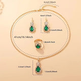Marceline Jadehart Jewelry Set | Gold