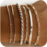Isabella Vernetta bracelet set | White Gold
