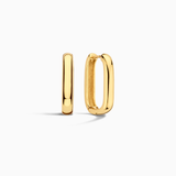 Icon Hoops | White Gold