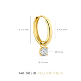 Larmes de Lune Stone Earrings Set | Gold