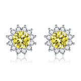 Sunlit Muse Earrings Yellow | White Gold