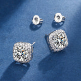 Aria Square Radiant Set | White Gold