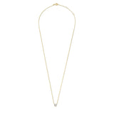 Cléa Moissanite Stone Necklace | Gold