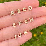 Initial Earring 1pc | Gold