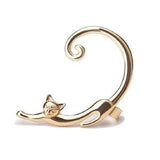 Silver Whisker Charm Earrings | Gold